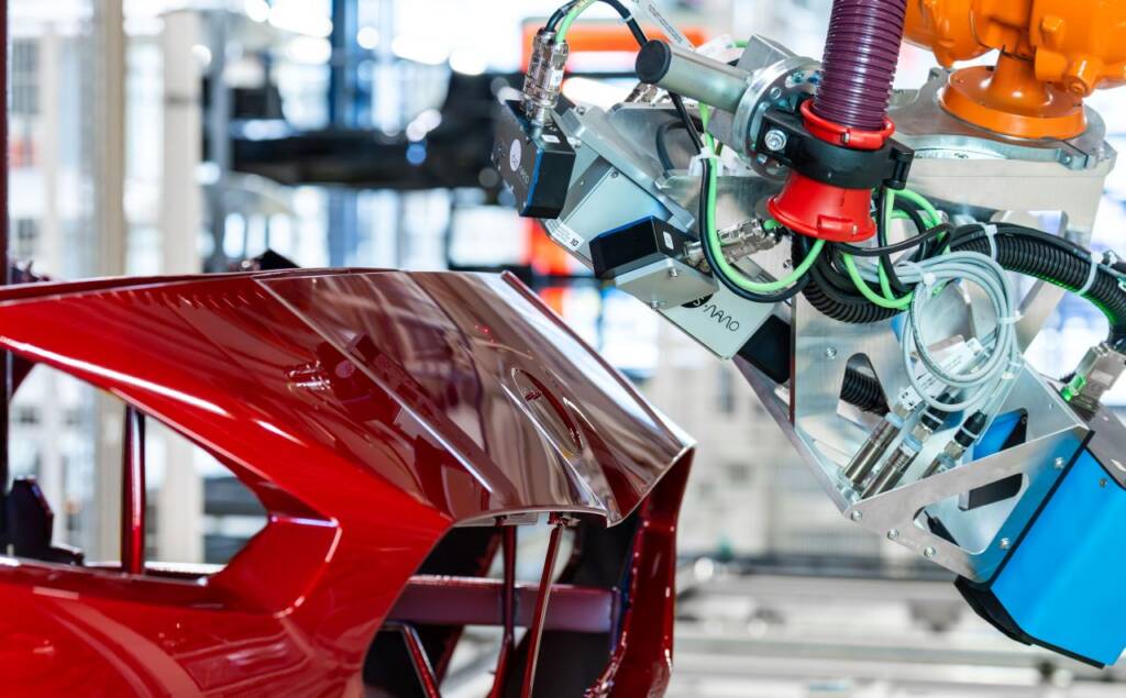 Paint Layer meassurment at BMW with Terraherz Coating Sensors